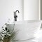 Kibi Circular Floor Mount Tub Filler With Hand Shower - Matte Black KTF301MB - alternate 10